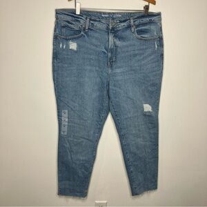 Old Navy High Rise O.G. Straight‎ Jeans Secret smooth pockets size 18